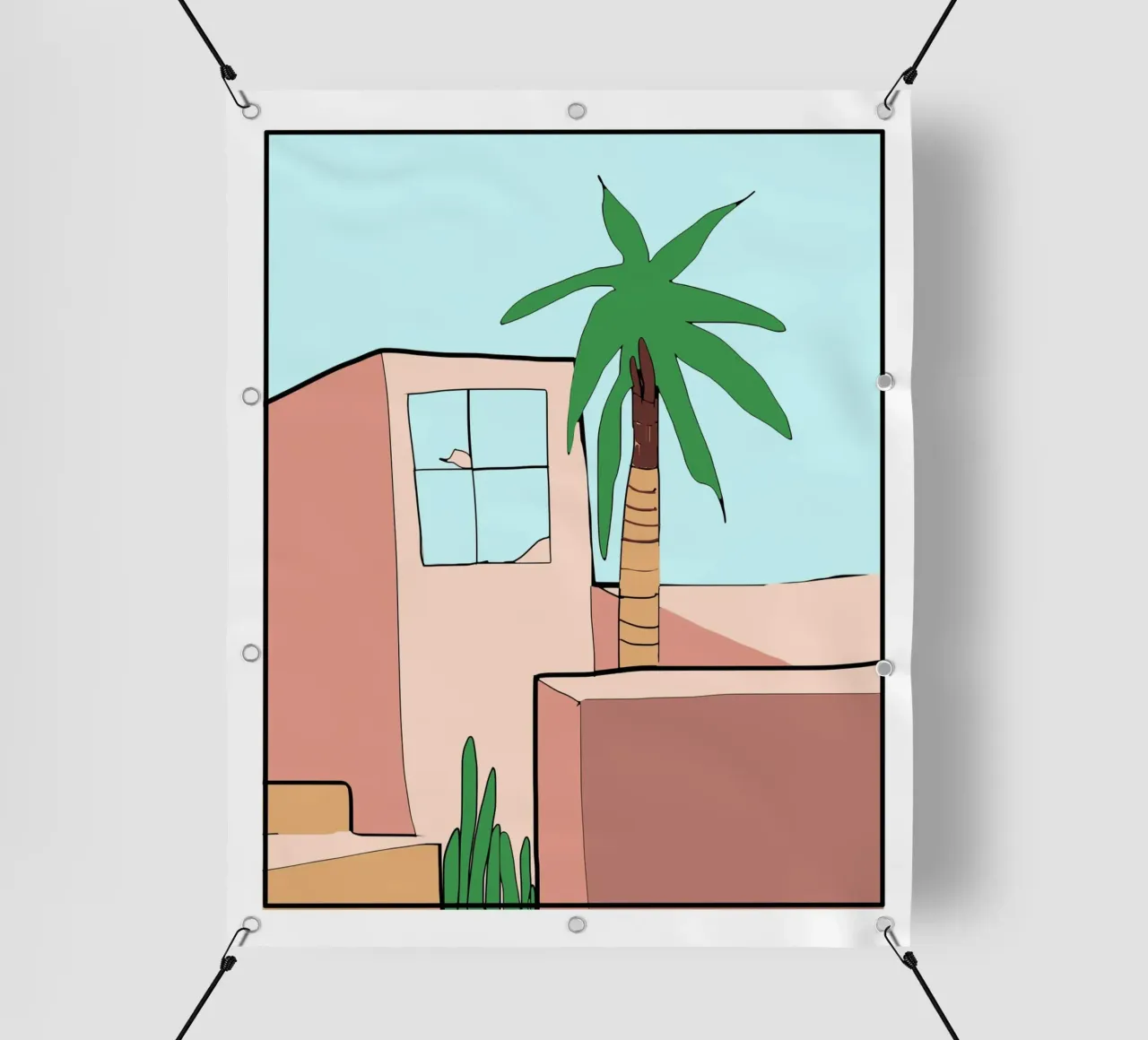 Edificio marocchino telo in pvc da Little Dean