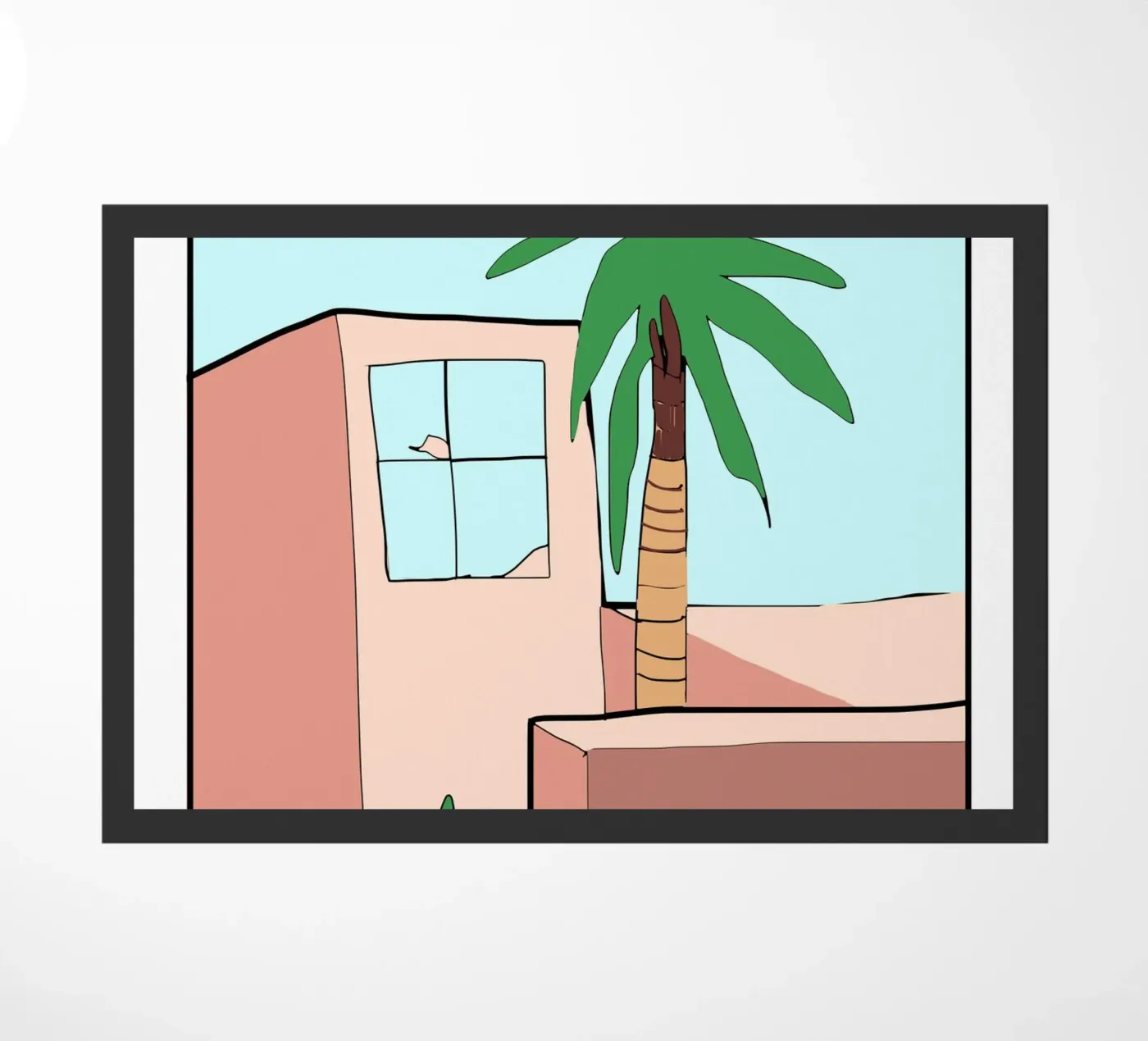 Moroccan building doormat by Little Dean