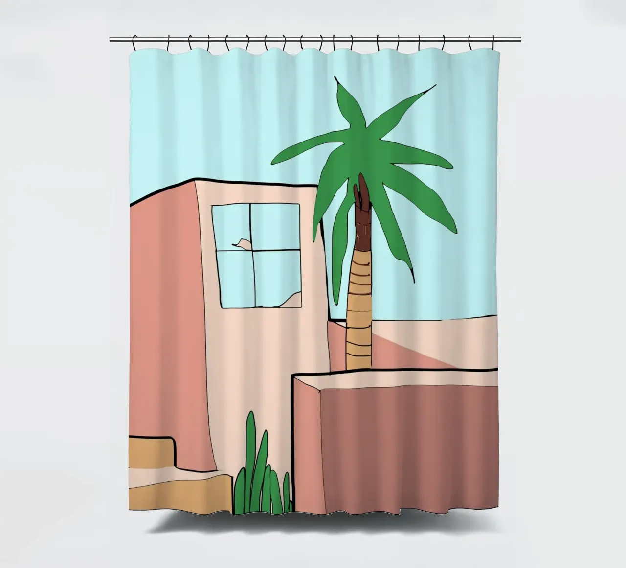 Edificio marocchino tenda da doccia da Little Dean