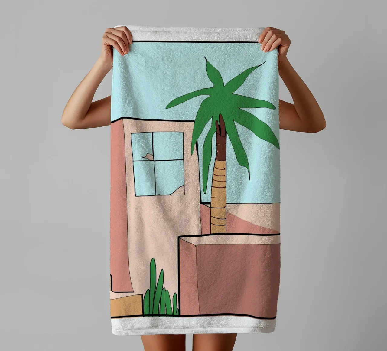 Edificio marocchino asciugamano da bagno da Little Dean