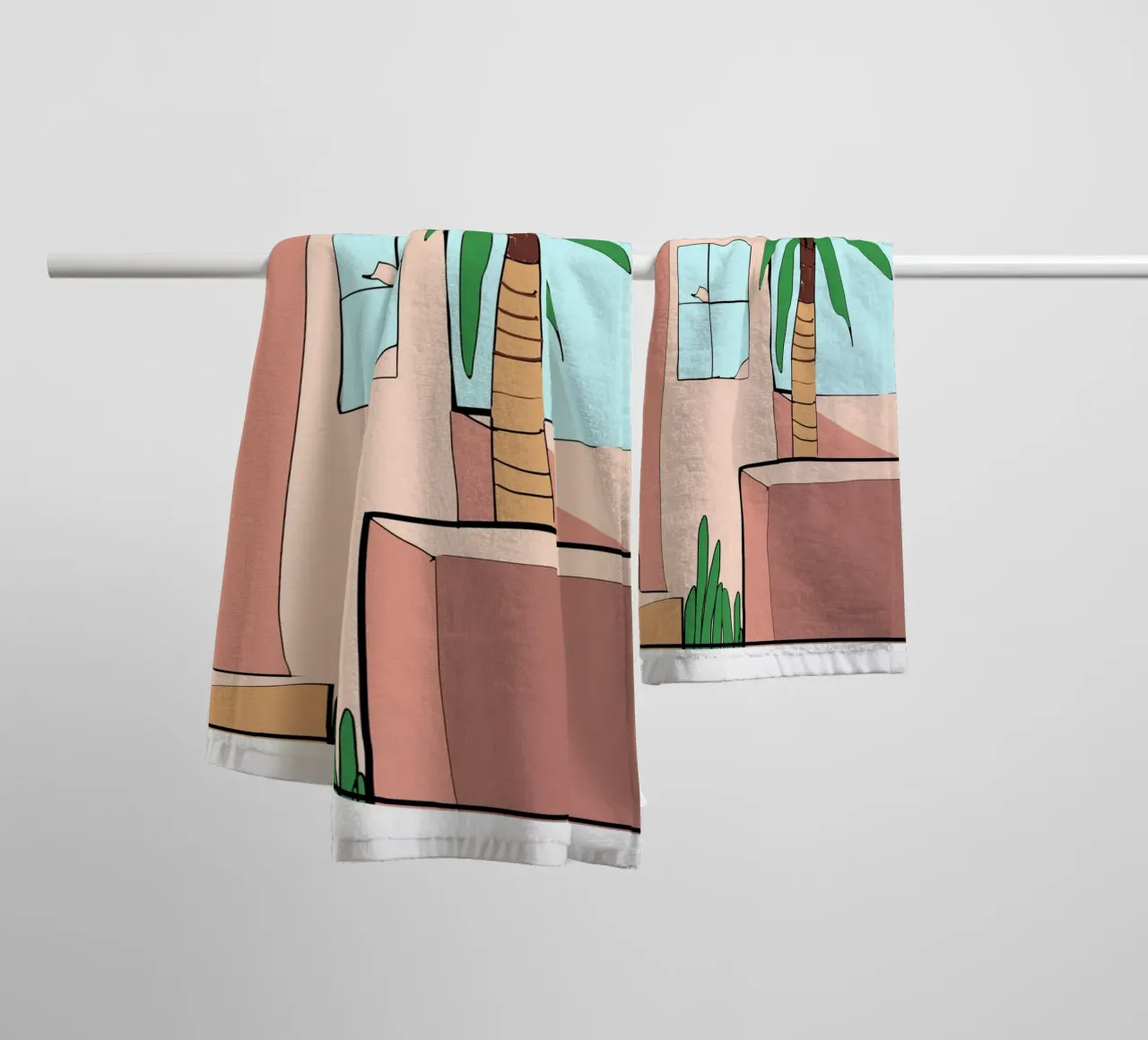 Edificio marocchino asciugamano da bagno da Little Dean