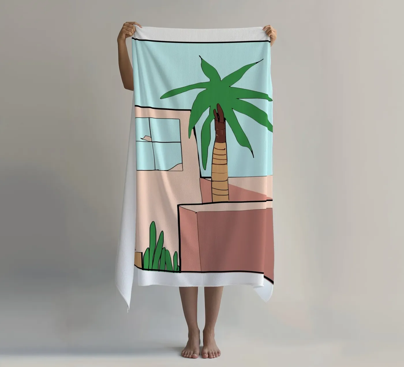 Moroccan building telo mare da Little Dean