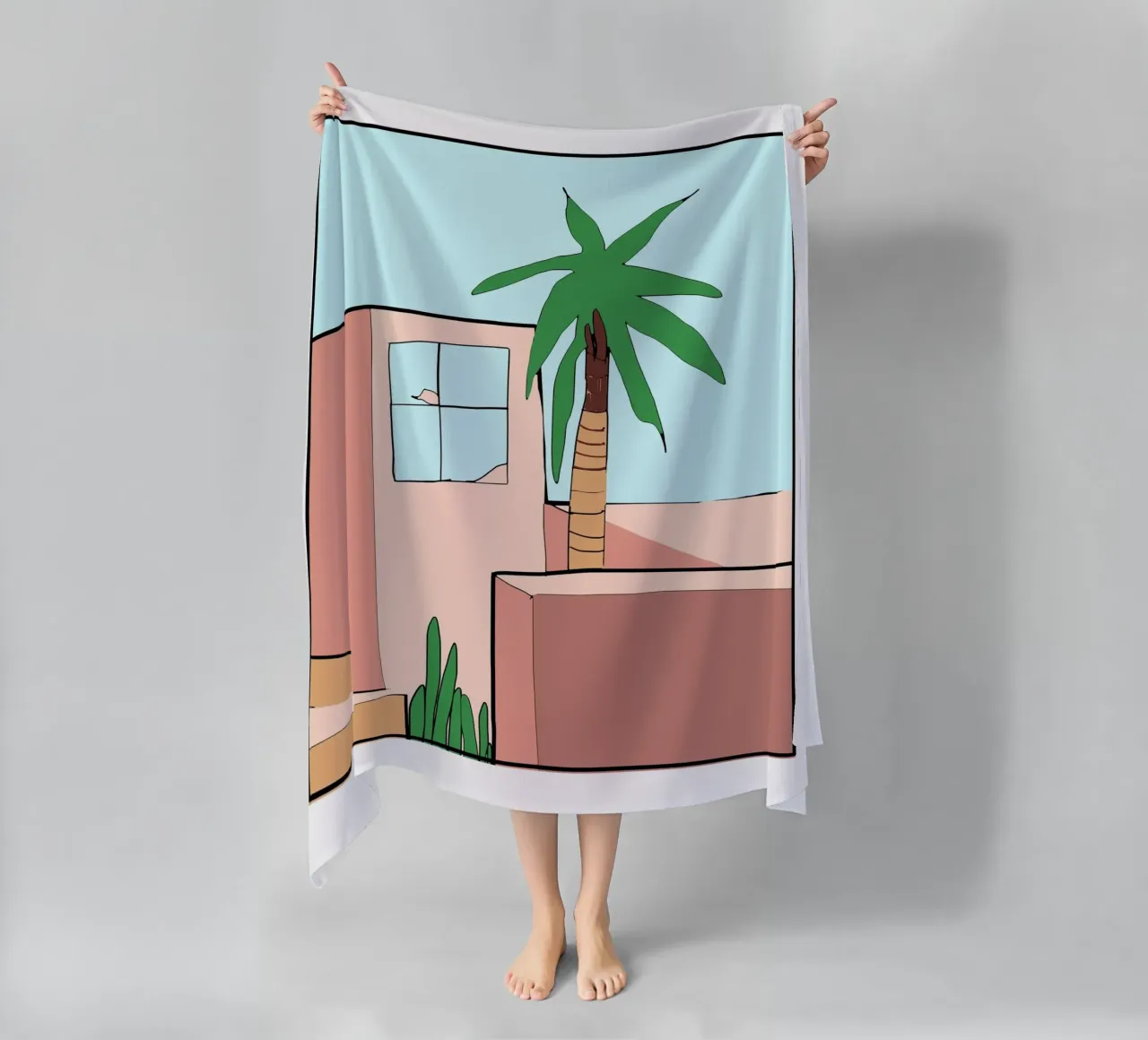 Edificio marocchino telo mare da Little Dean