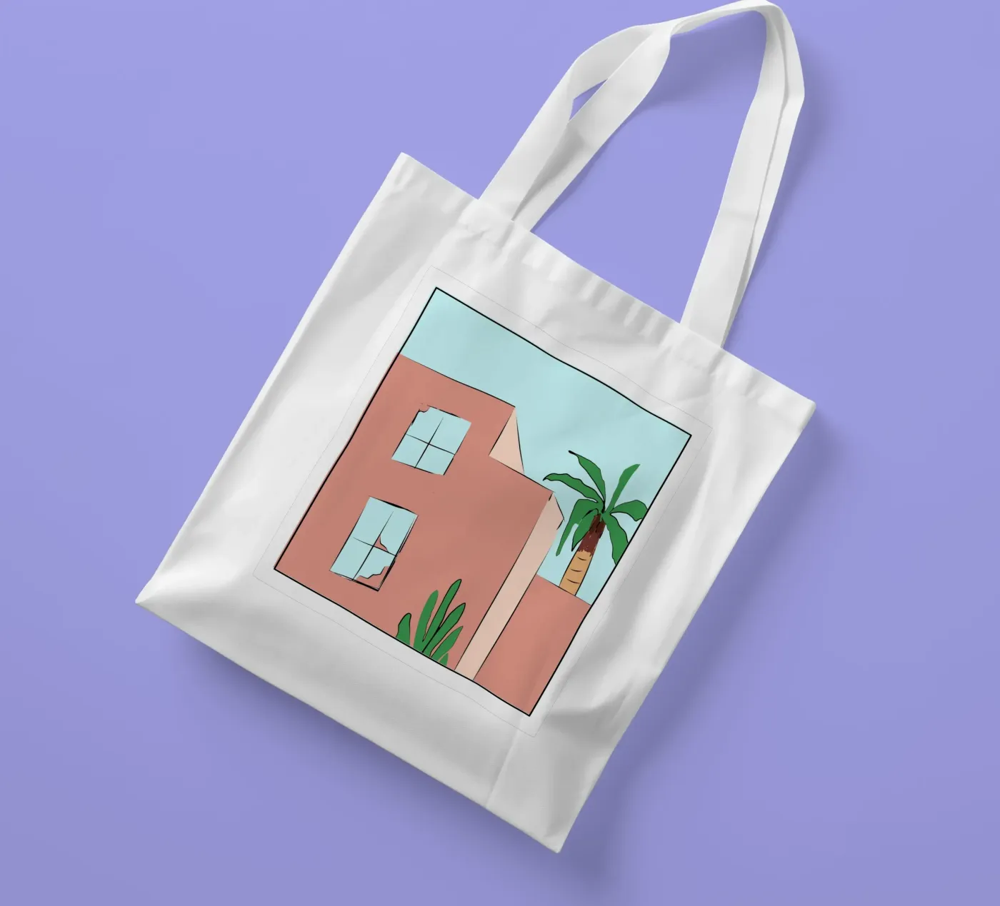 Edificio marocchino 02 borsa in juta da Little Dean