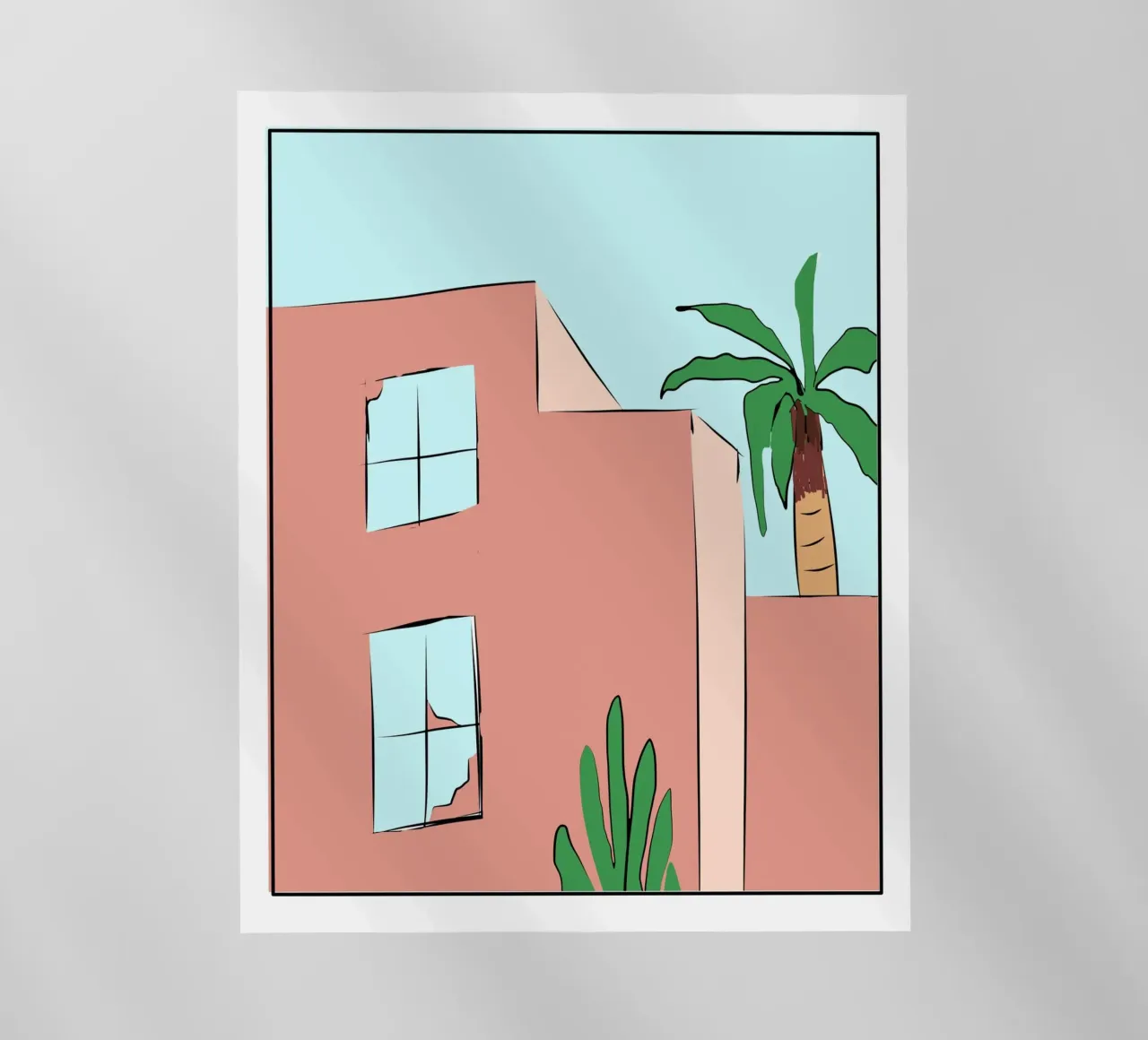 Edificio marocchino 02 pellicola backlit da Little Dean