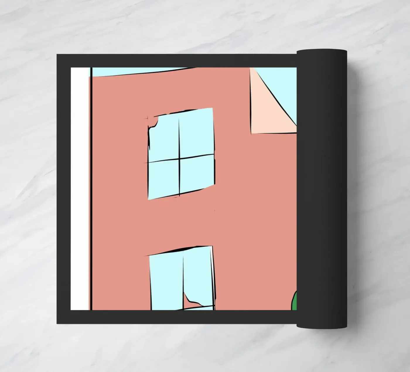 Moroccan building 02 paillasson de Little Dean