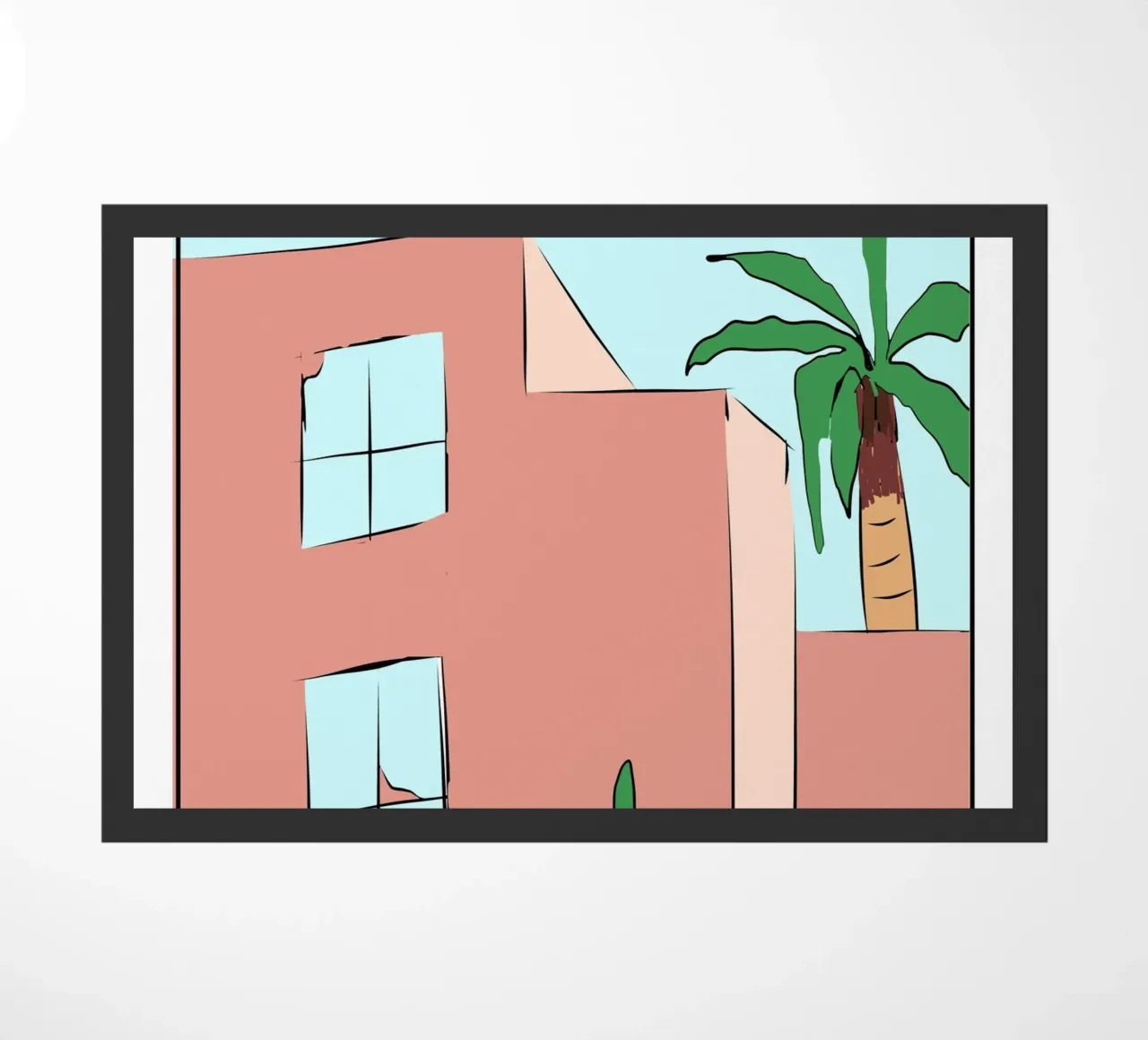 Moroccan building 02 doormat by Little Dean