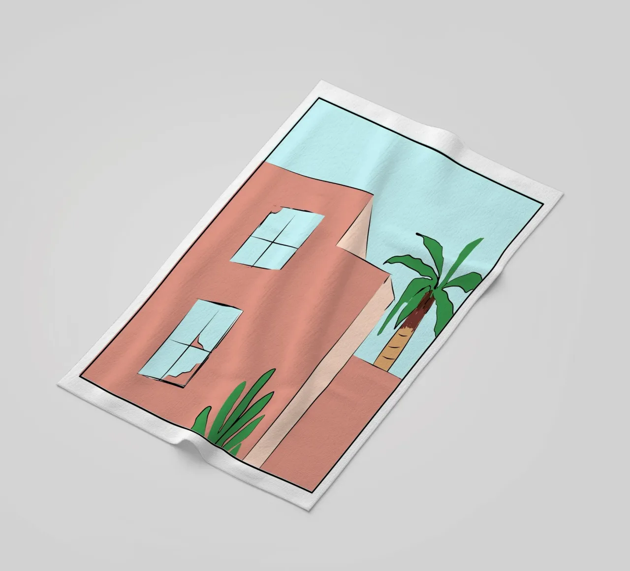 Edificio marocchino 02 telo mare da Little Dean