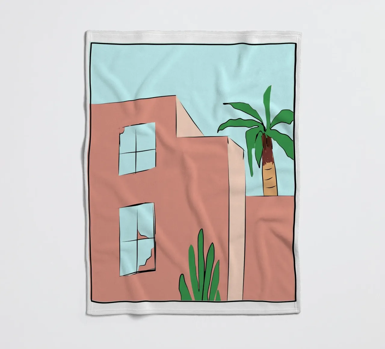 Edificio marocchino 02 coperta in pile da Little Dean