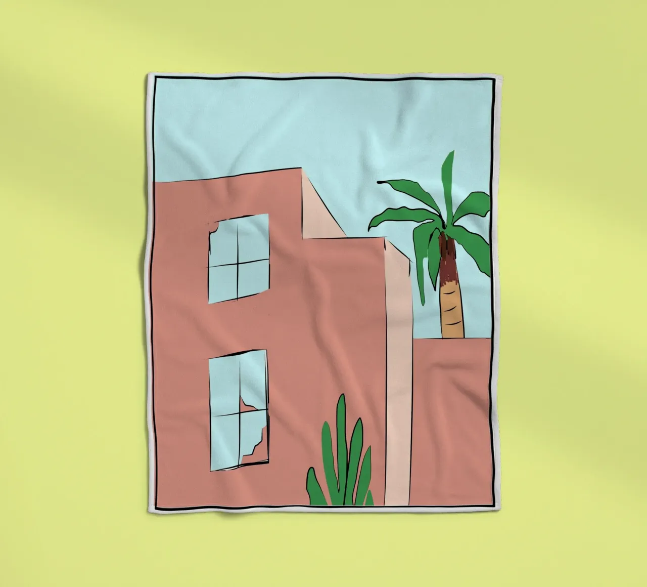 Edificio marocchino 02 coperta in pile da Little Dean