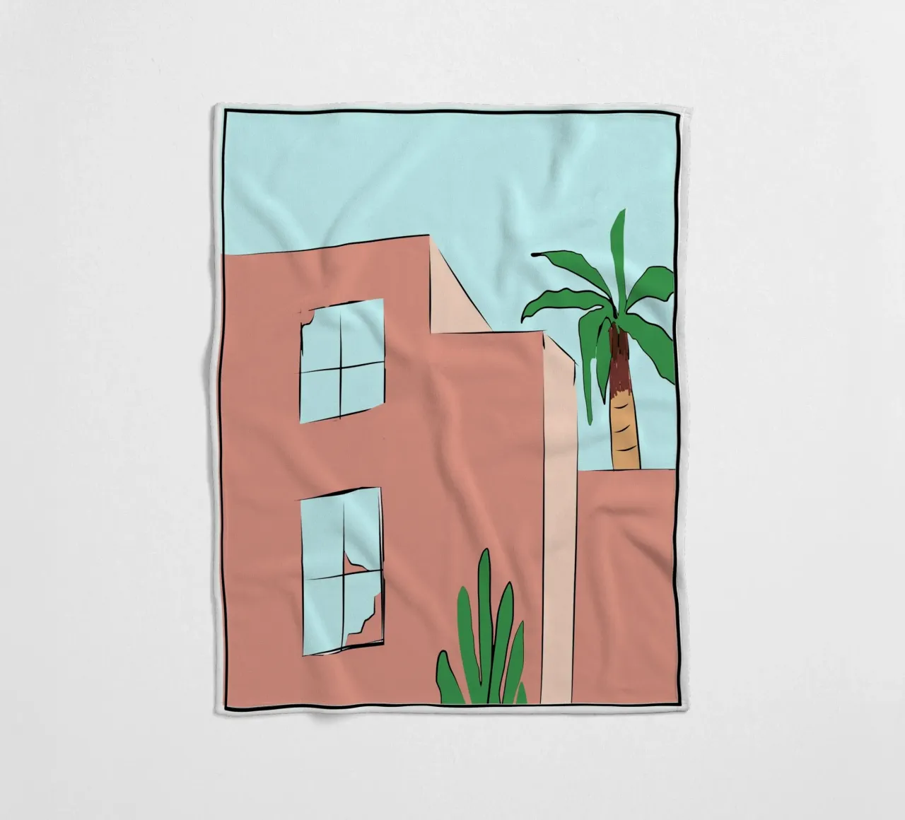 Edificio marocchino 02 coperta in pile da Little Dean