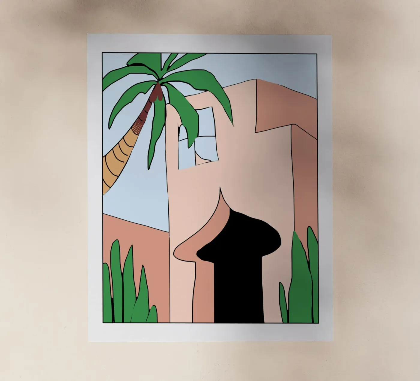 Moroccan building 03 backlit film by Little Dean