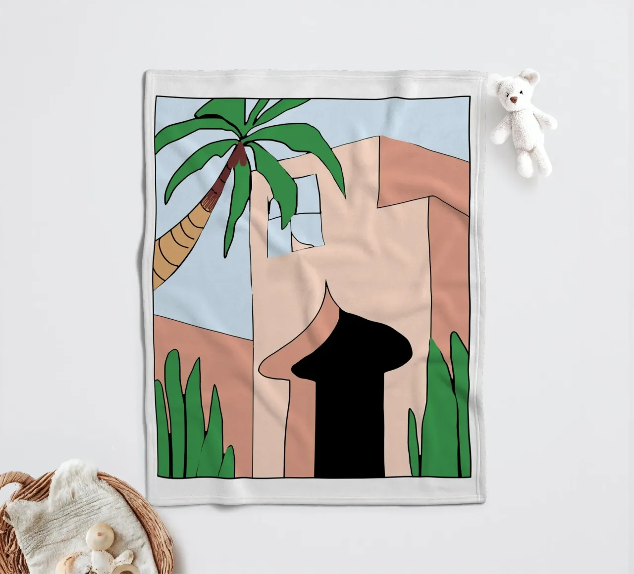 Edificio marocchino 03 coperta in pile da Little Dean