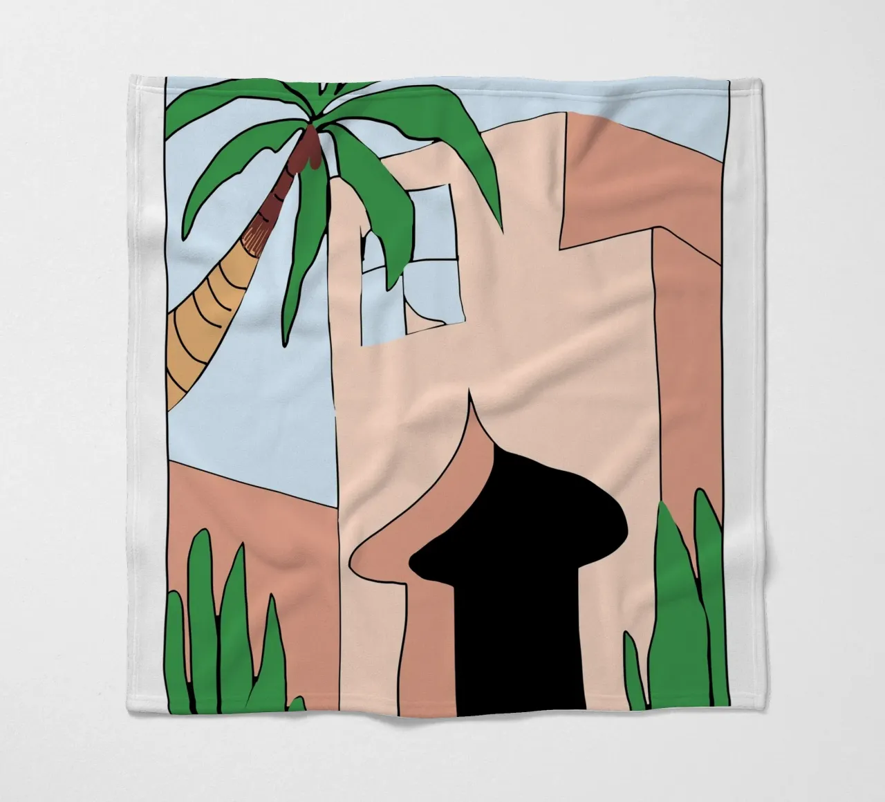 Edificio marocchino 03 coperta in pile da Little Dean