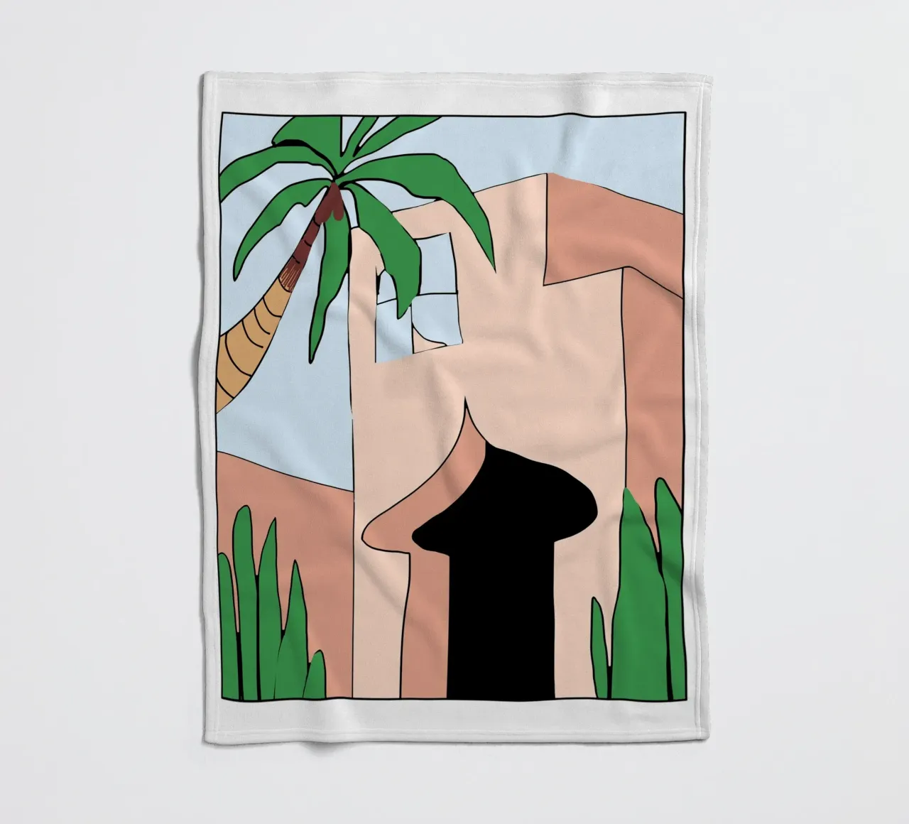 Edificio marocchino 03 coperta in pile da Little Dean