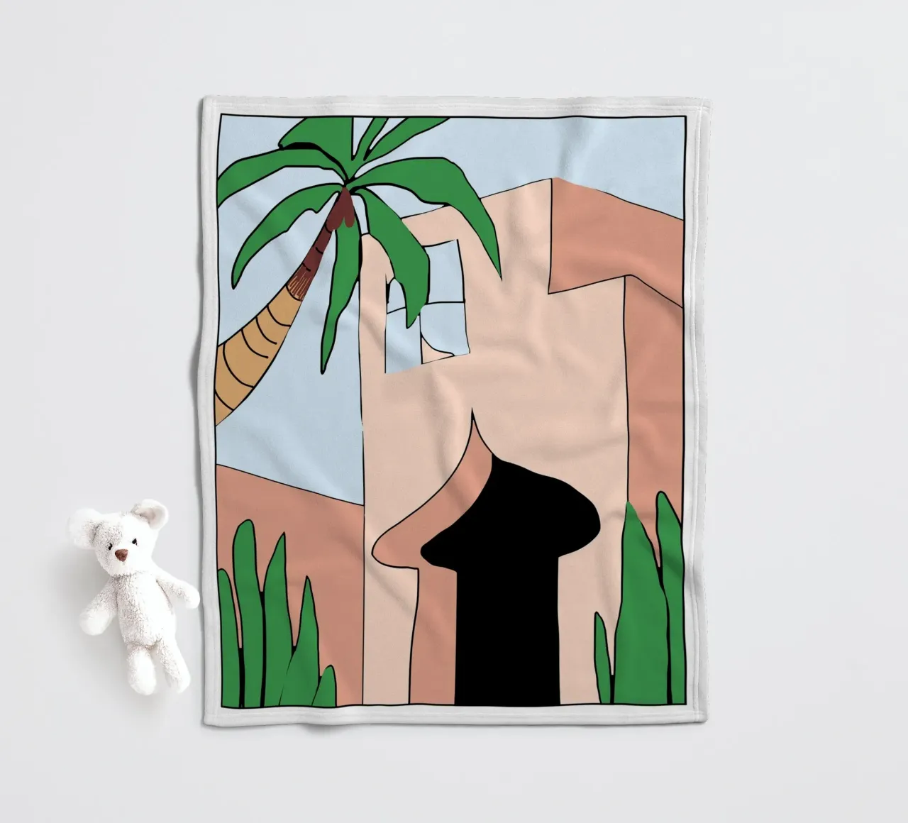 Edificio marocchino 03 coperta in pile da Little Dean