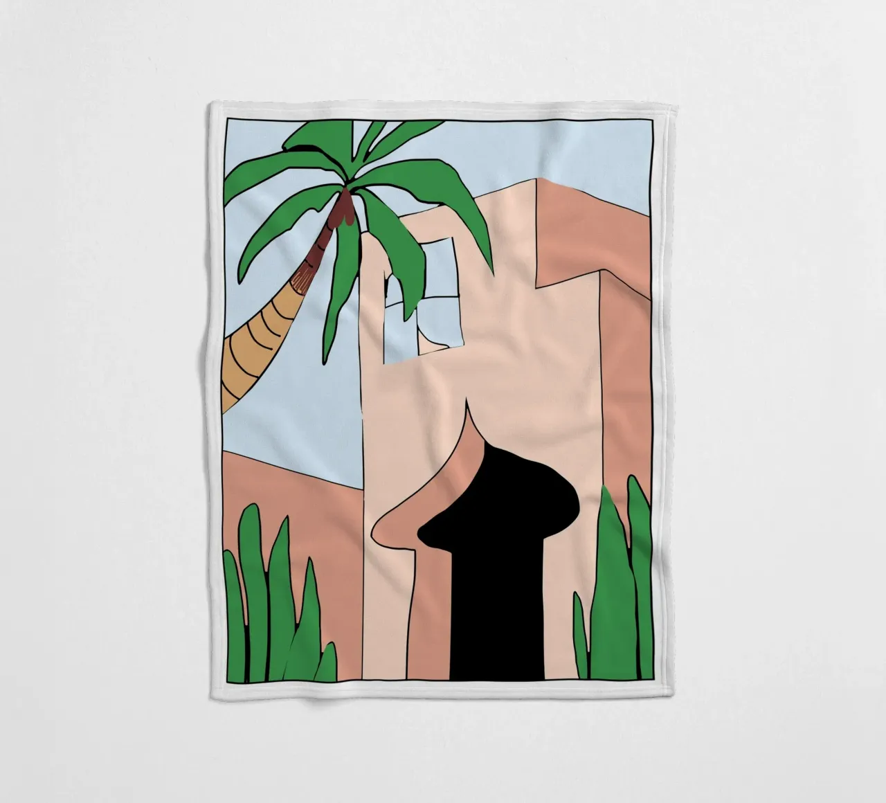 Edificio marocchino 03 coperta in pile da Little Dean