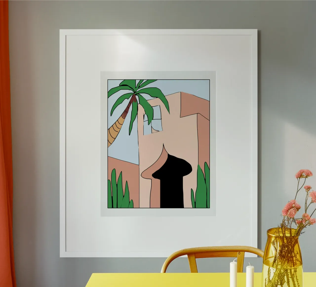 Marokkanisches Gebäude 03 Poster von Little Dean