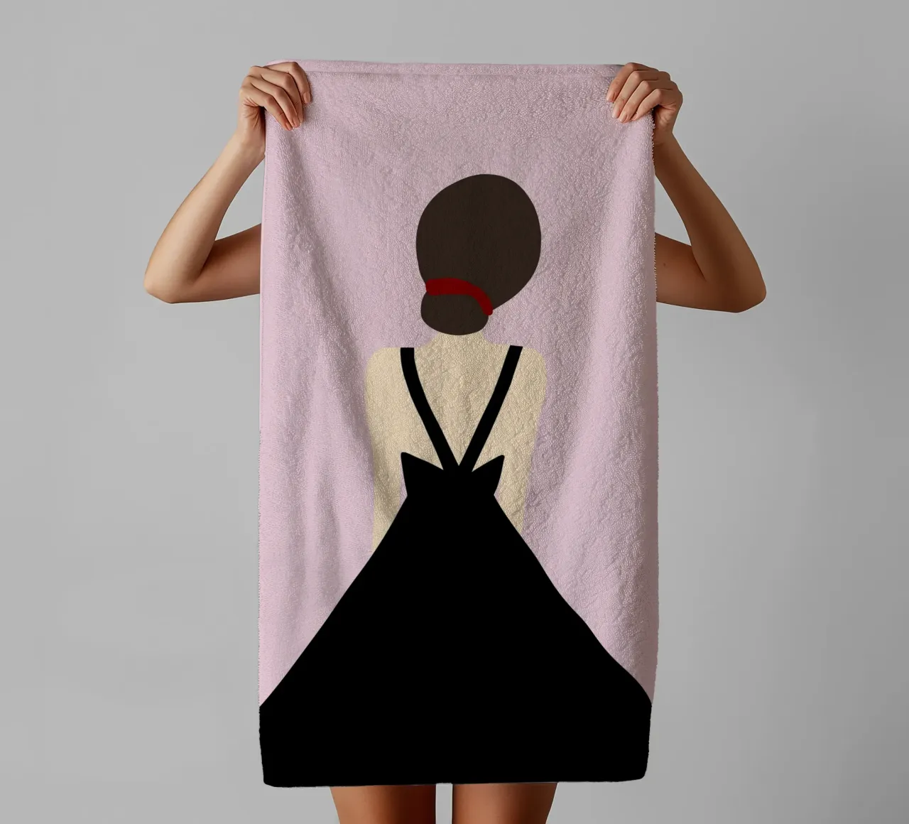 Minimal figure 03 towel by Little Dean