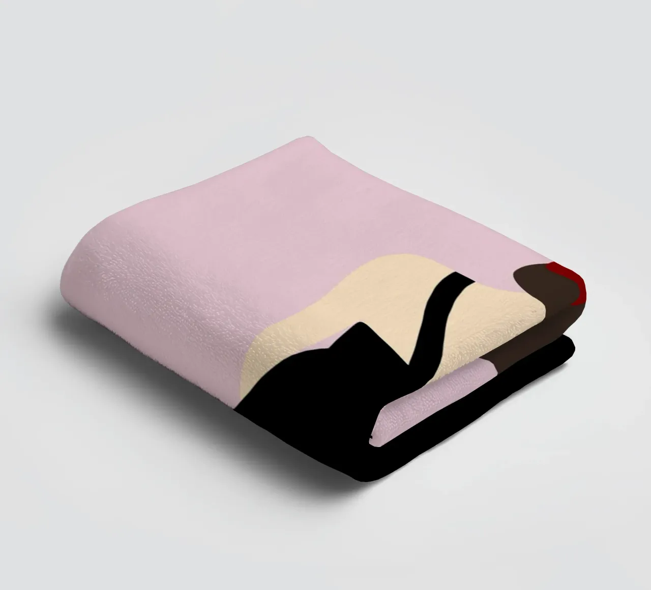Minimal figure 03 towel by Little Dean