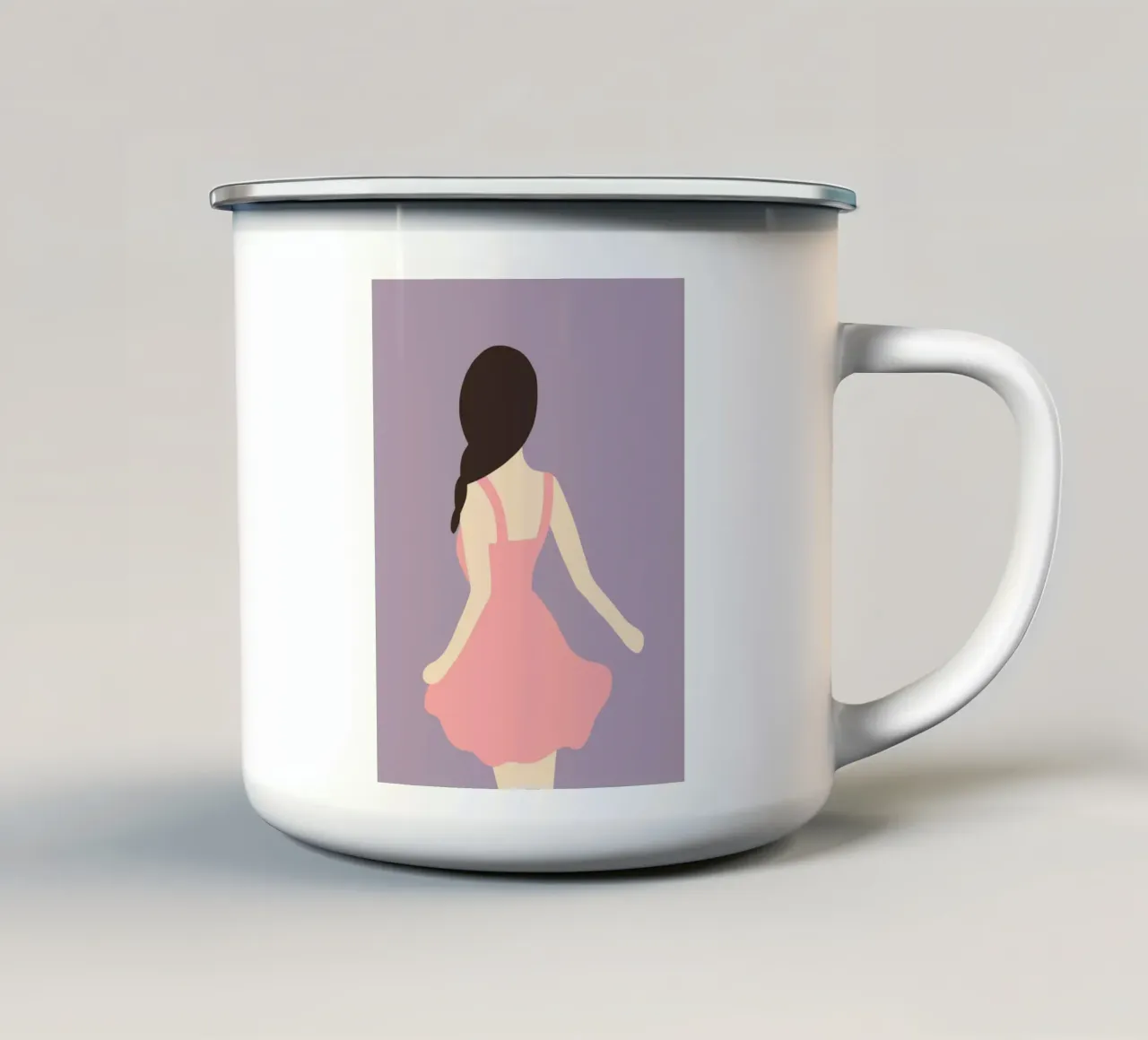 Minimal figure 04 tazza in smalto da Little Dean