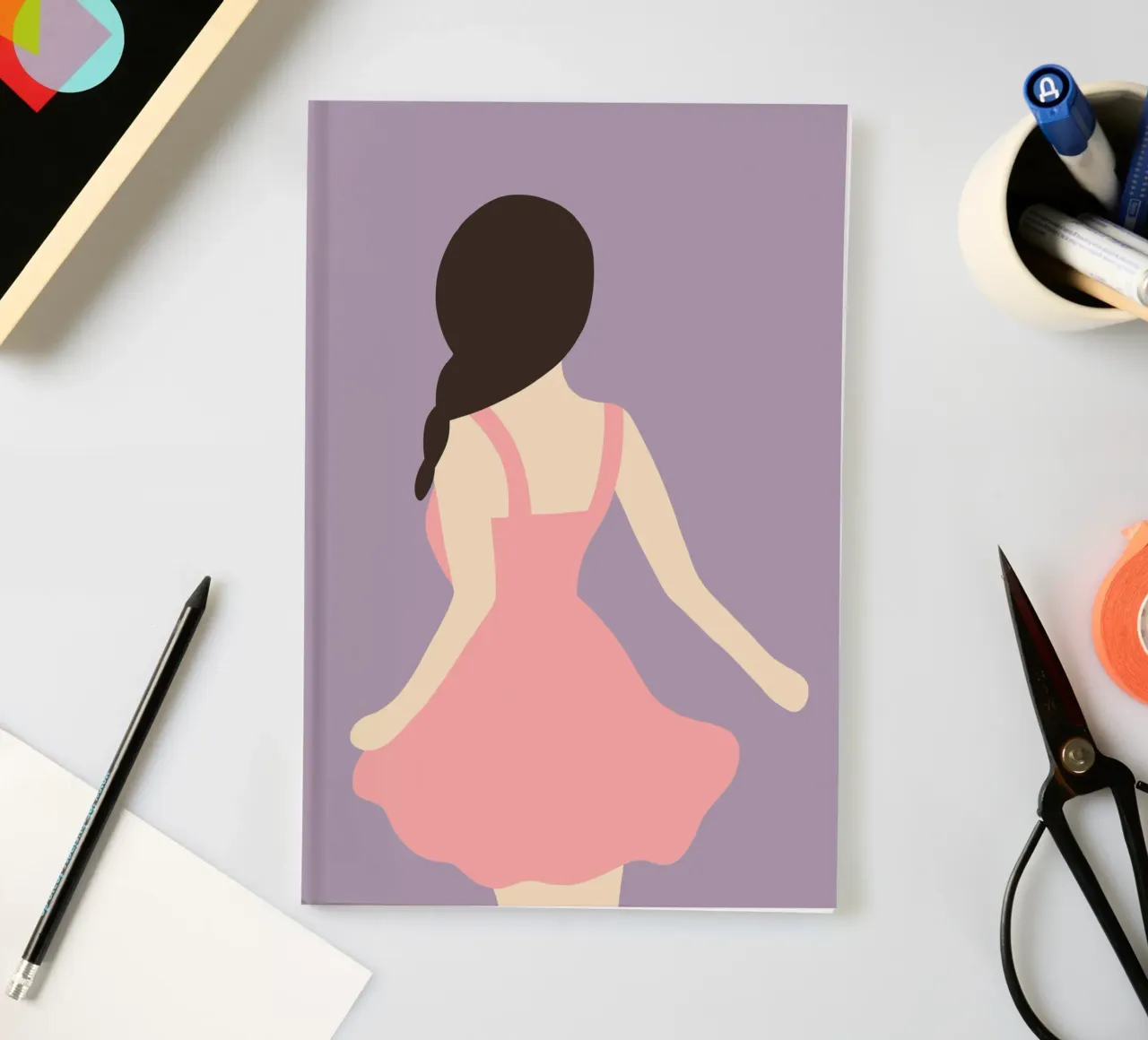 Minimal figure 04 notebook by Little Dean