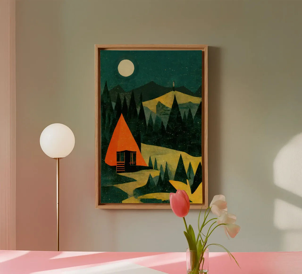 Somewhere In Norway canvas van treechild