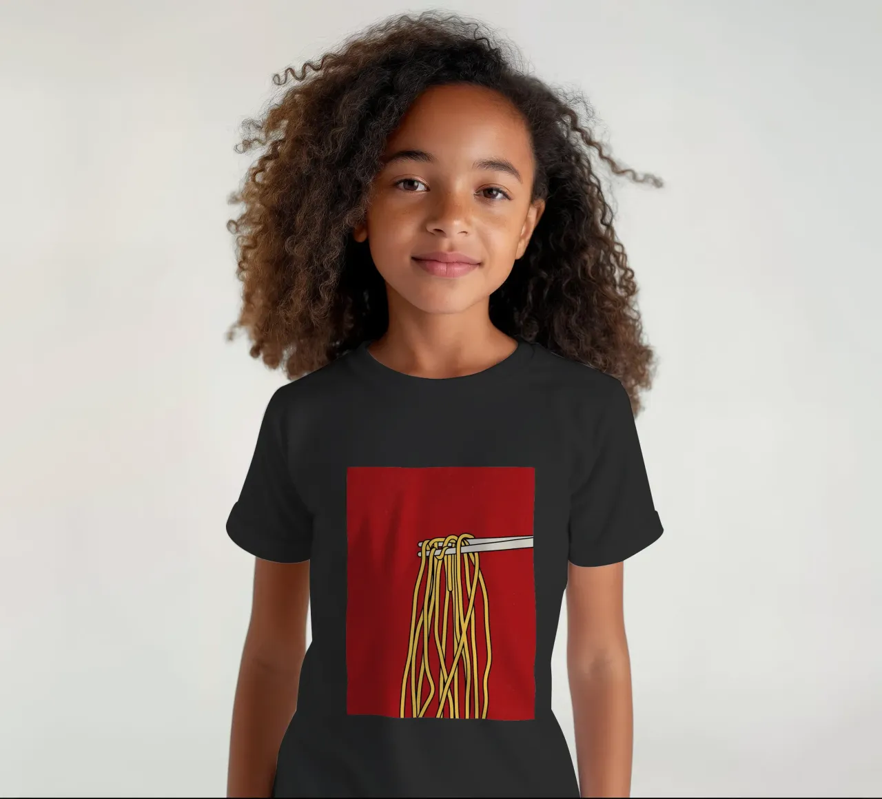 Spaghetti t-shirt bambini da TijanaArtStudio88