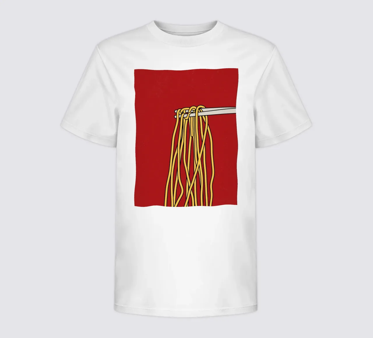 Spaghetti kinder t-shirt van TijanaArtStudio88