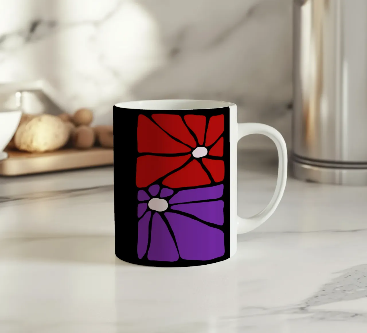 Gallant bloom tazza in ceramica da TijanaArtStudio88