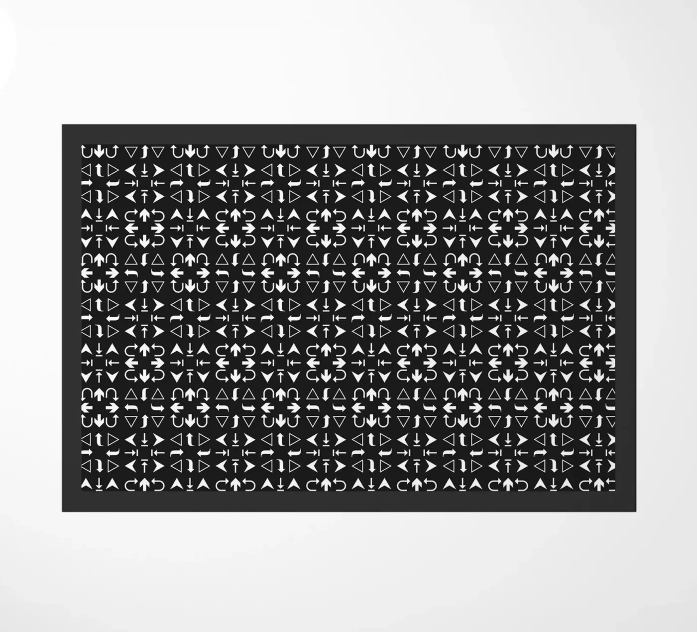 Arrows Pattern #1 doormat by kathrinmay