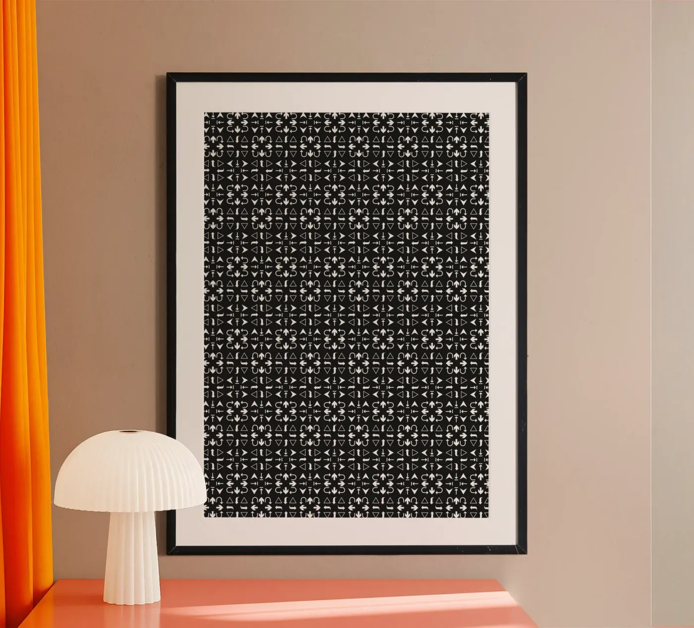 Arrows Pattern #1 poster van kathrinmay