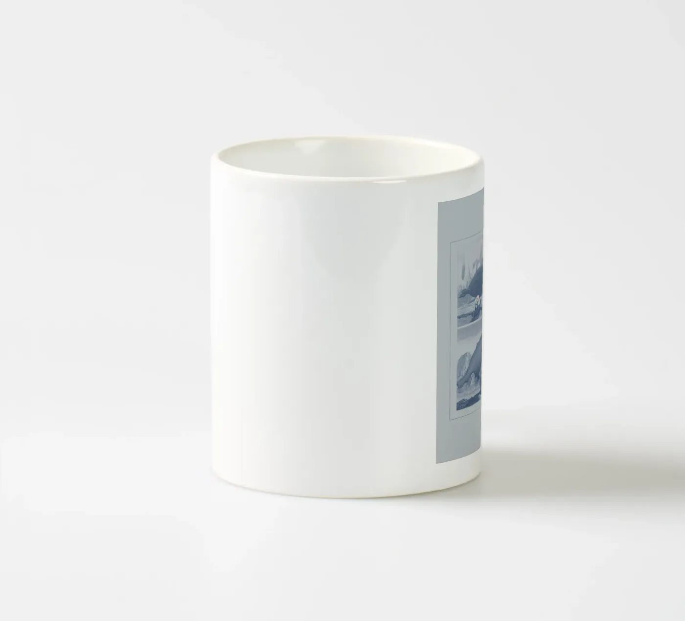 Hungry ceramic mug by Jacques Maes