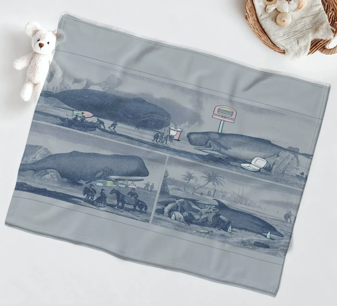 Hungry fleecedeken van Jacques Maes