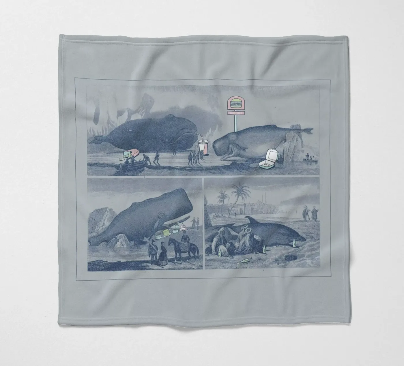 Hungry fleecedeken van Jacques Maes