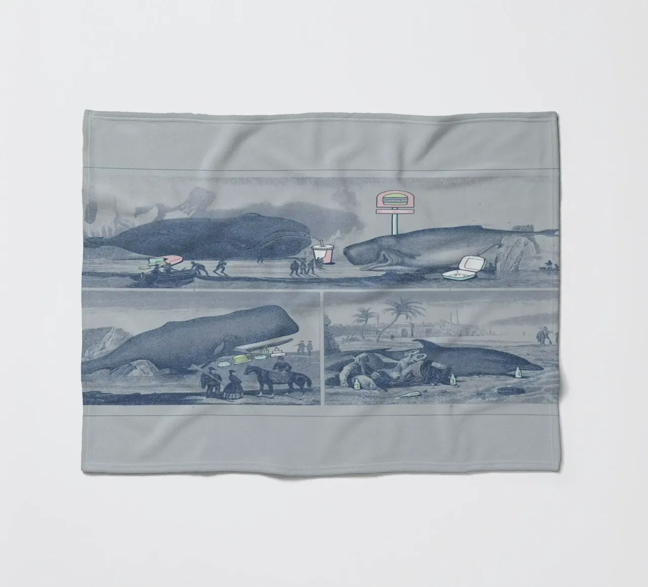 Hungry fleecedeken van Jacques Maes