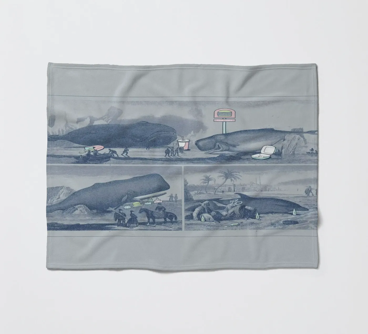 Hungry fleecedeken van Jacques Maes