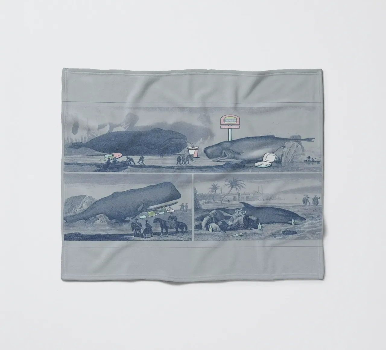 Hungry fleecedeken van Jacques Maes