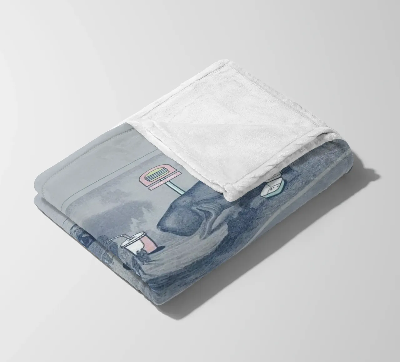 Hungry fleecedeken van Jacques Maes