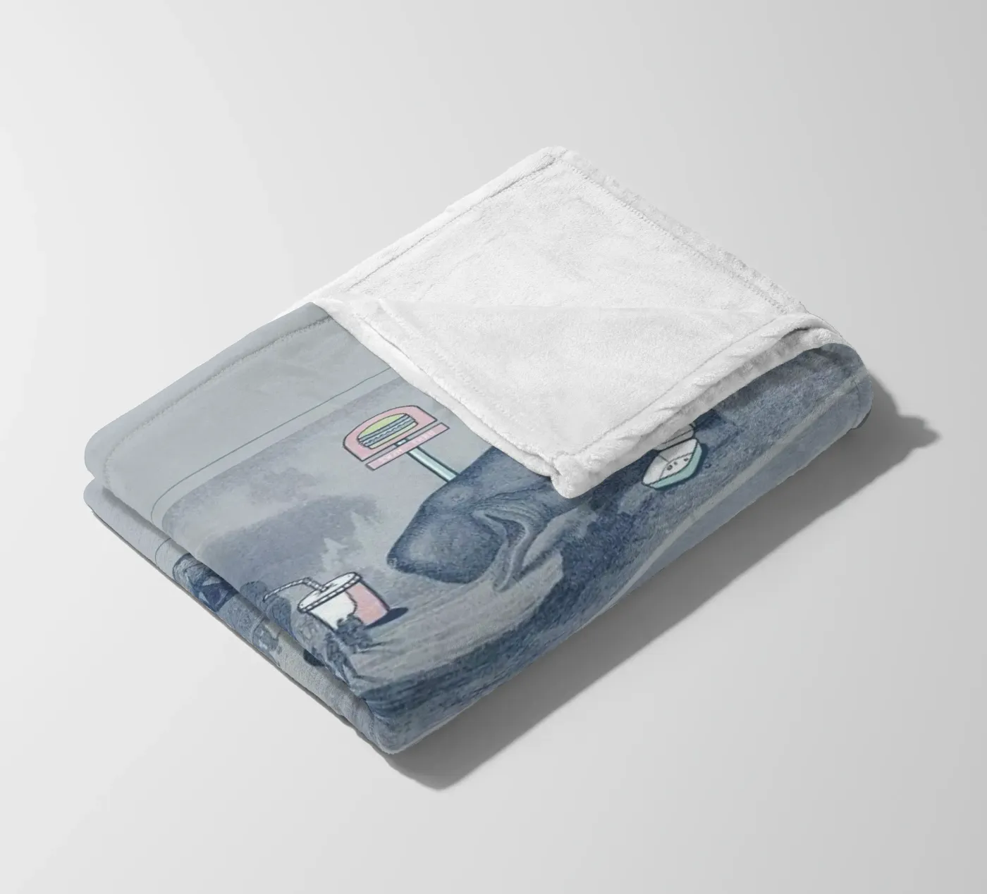 Hungry fleecedeken van Jacques Maes