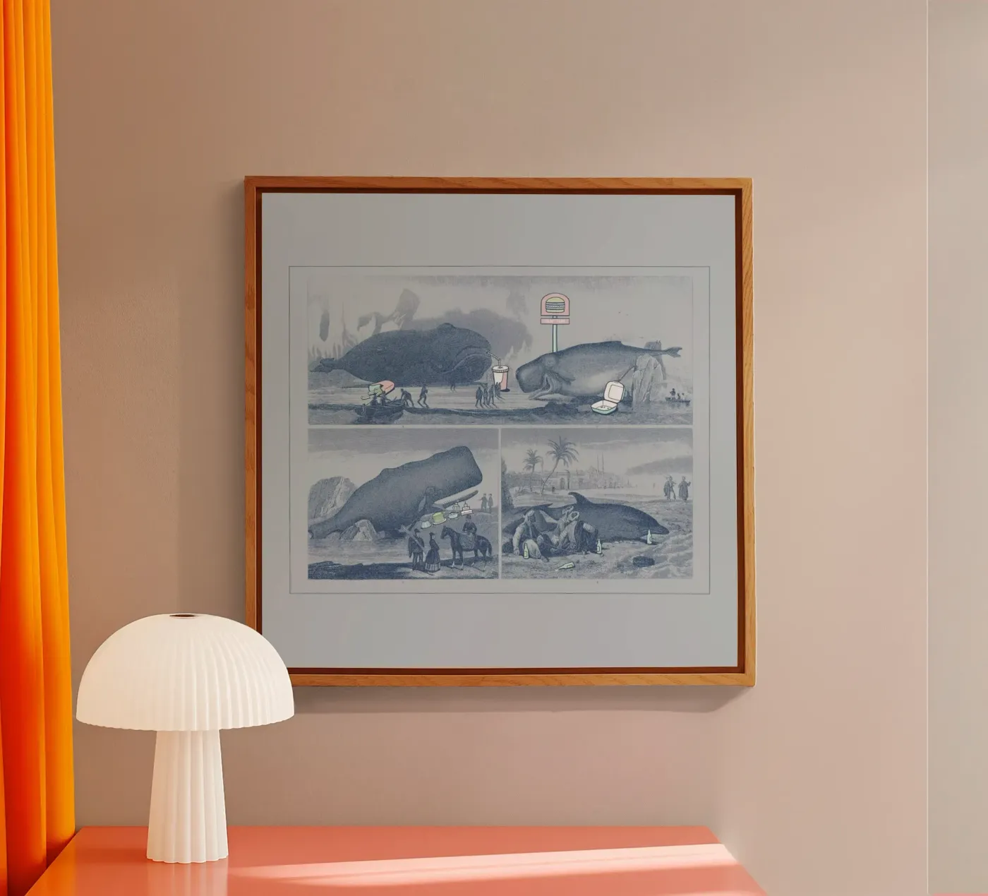 Hungry Acryl-Glas von Jacques Maes