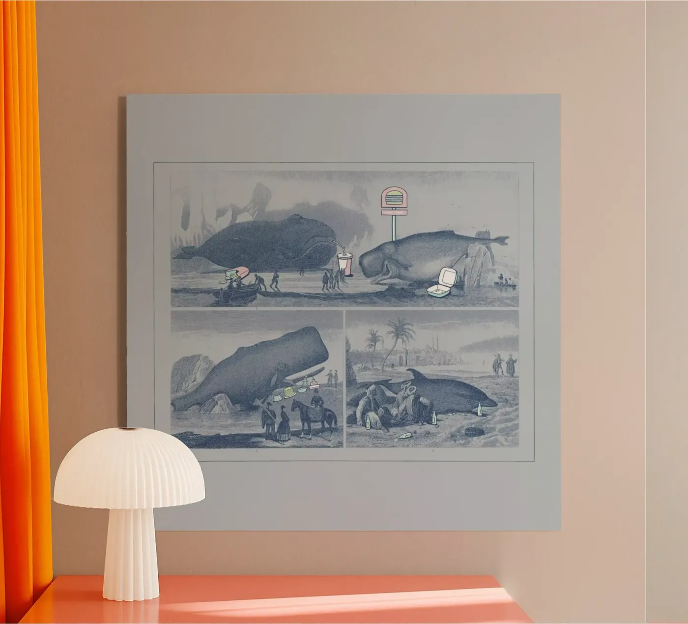 Hungry Acryl-Glas von Jacques Maes