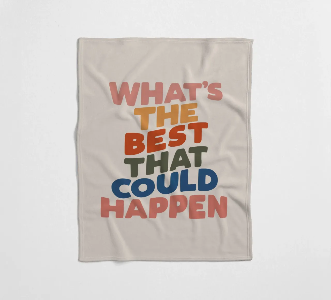 Whats The Best That Could Happen coperta in pile da THE MOTIVATED TYPE