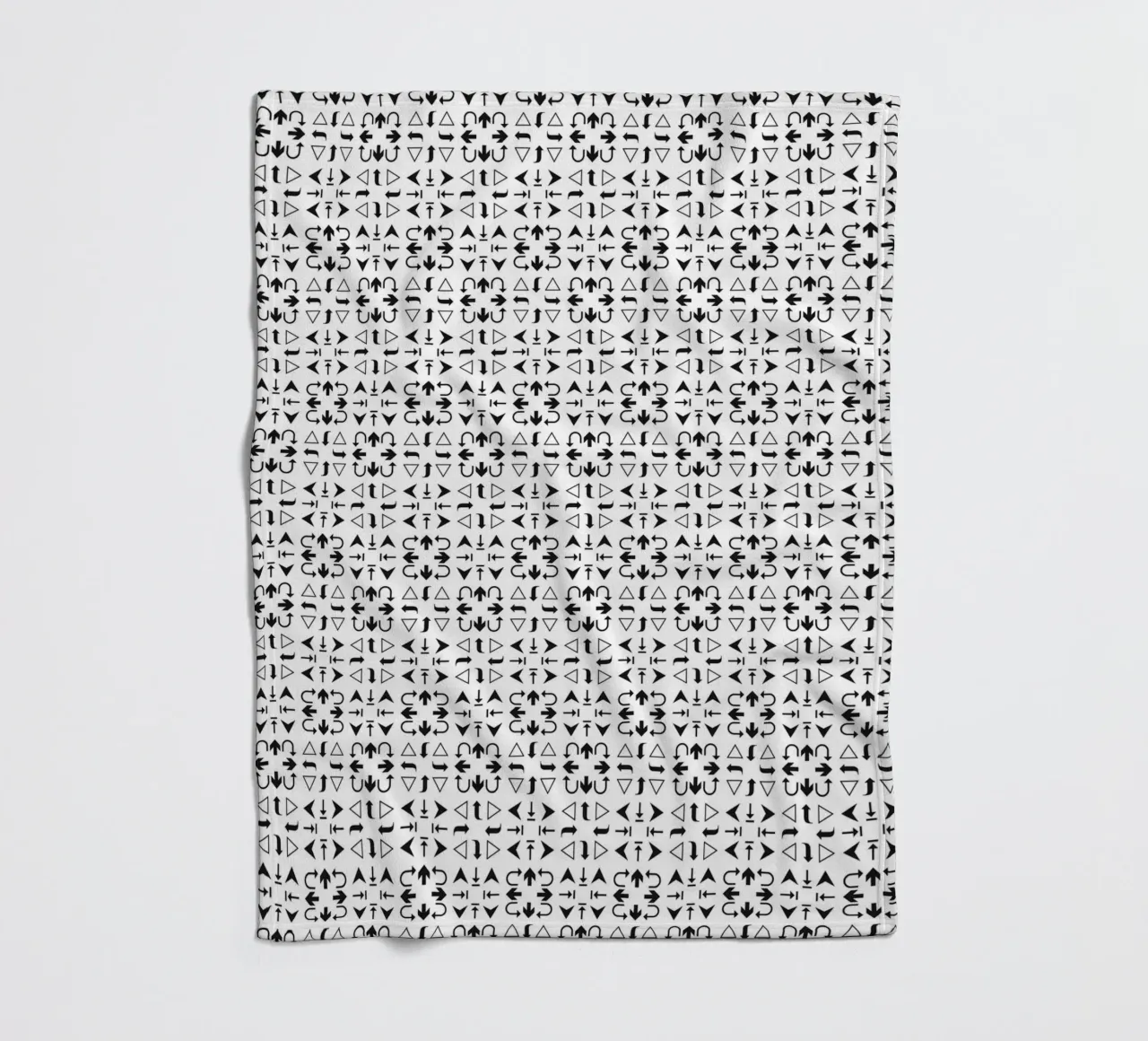Arrows Pattern #2 coperta in pile da kathrinmay