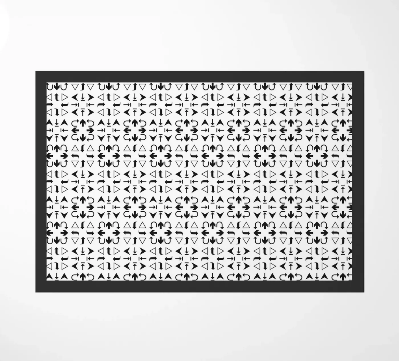 Arrows Pattern #2 doormat by kathrinmay