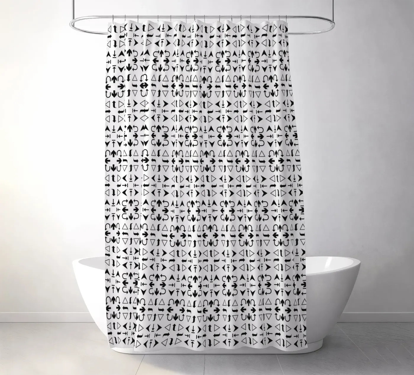 Arrows Pattern #2 shower curtain by kathrinmay