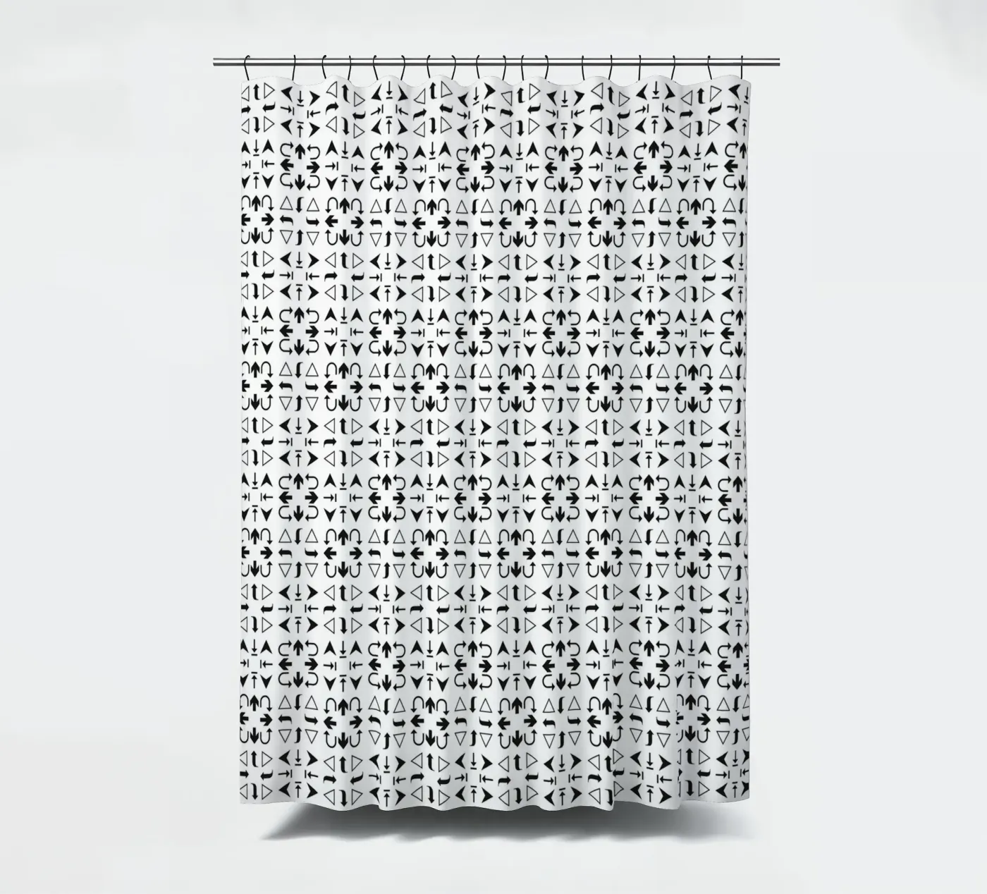 Arrows Pattern #2 shower curtain by kathrinmay