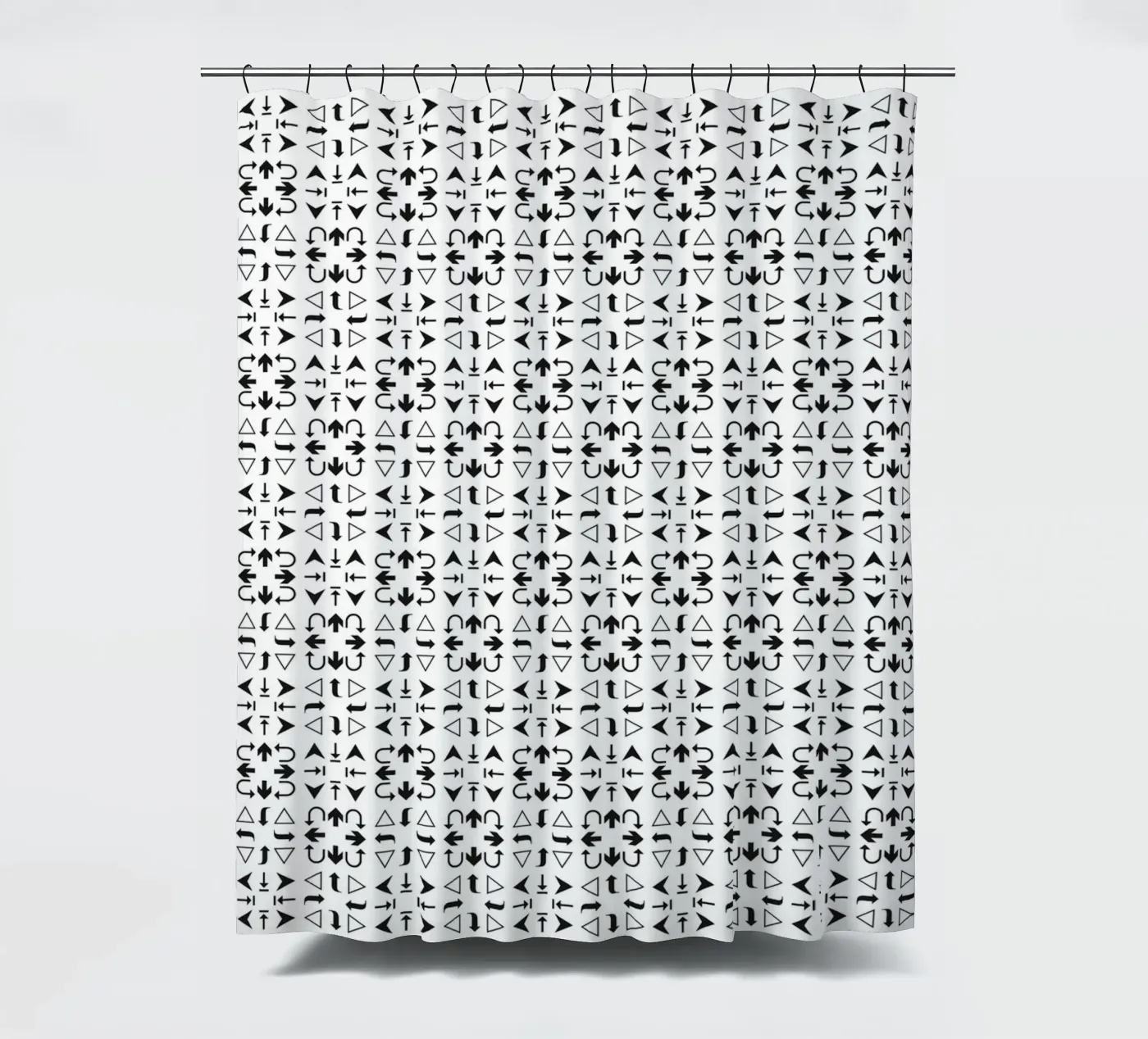 Arrows Pattern #2 shower curtain by kathrinmay