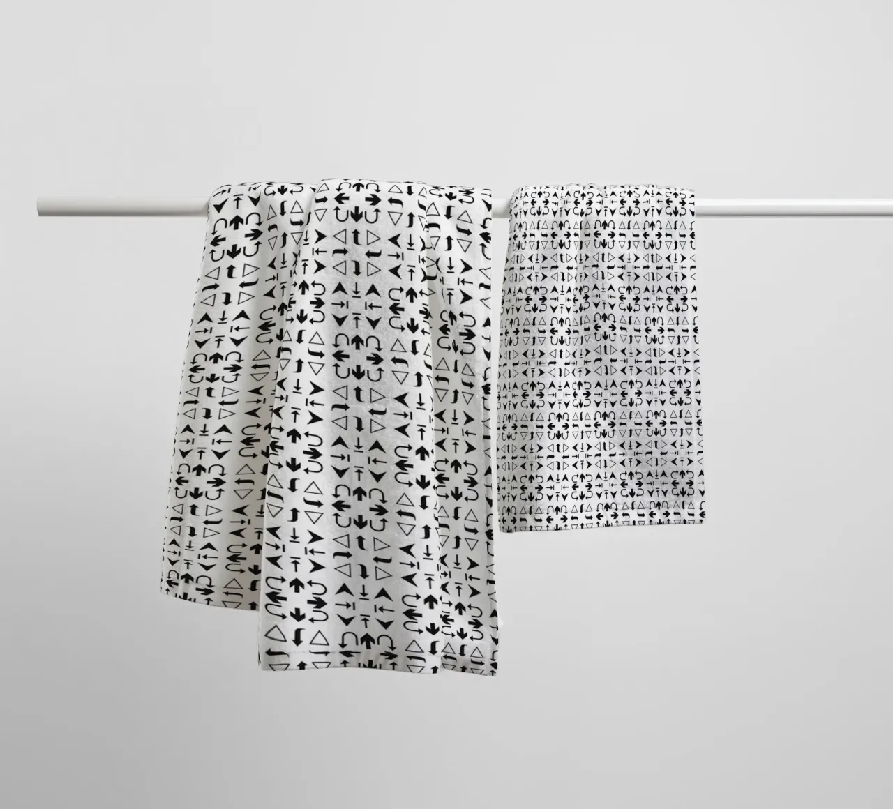 Arrows Pattern #2 towel by kathrinmay