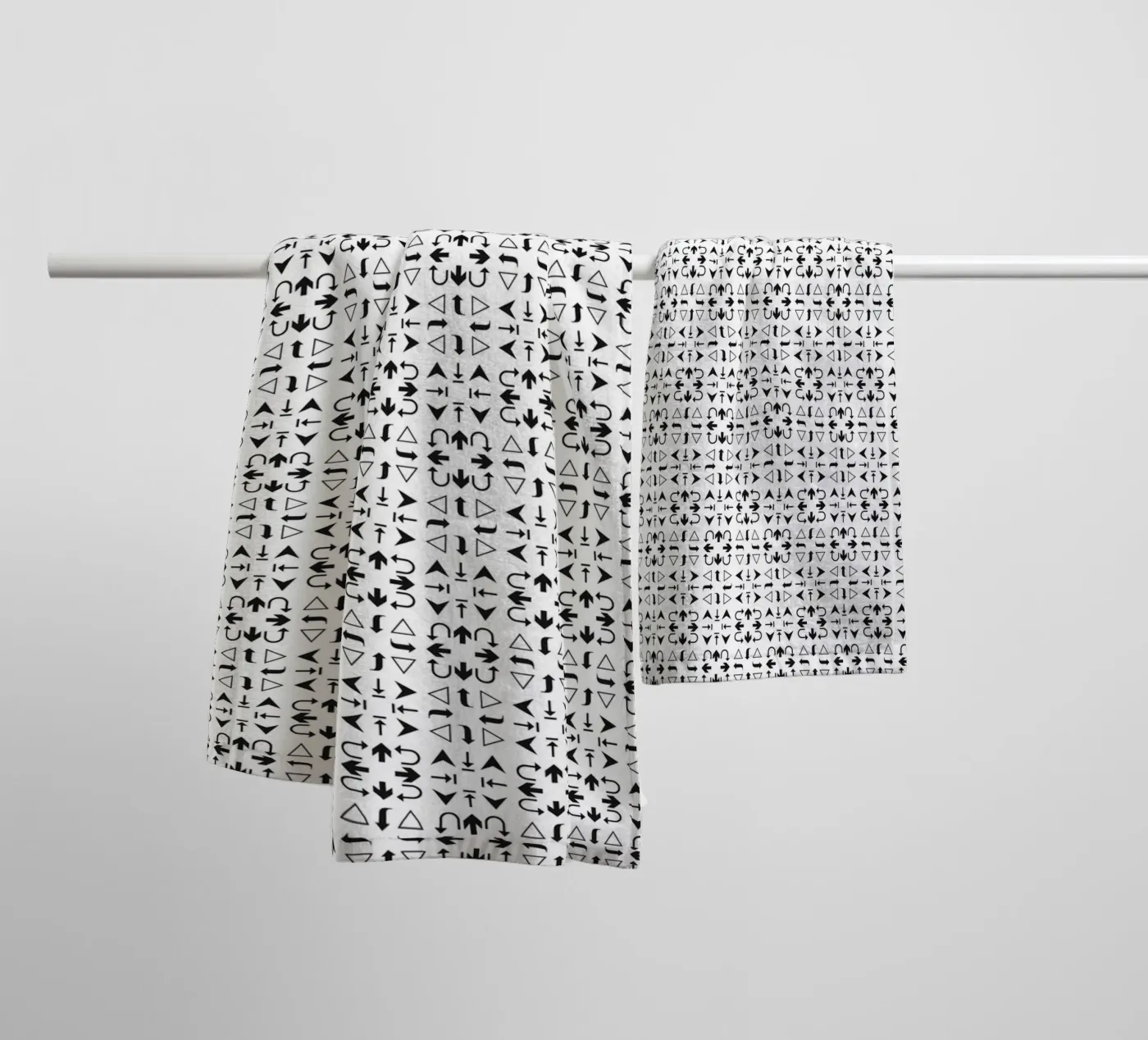 Arrows Pattern #2 towel by kathrinmay